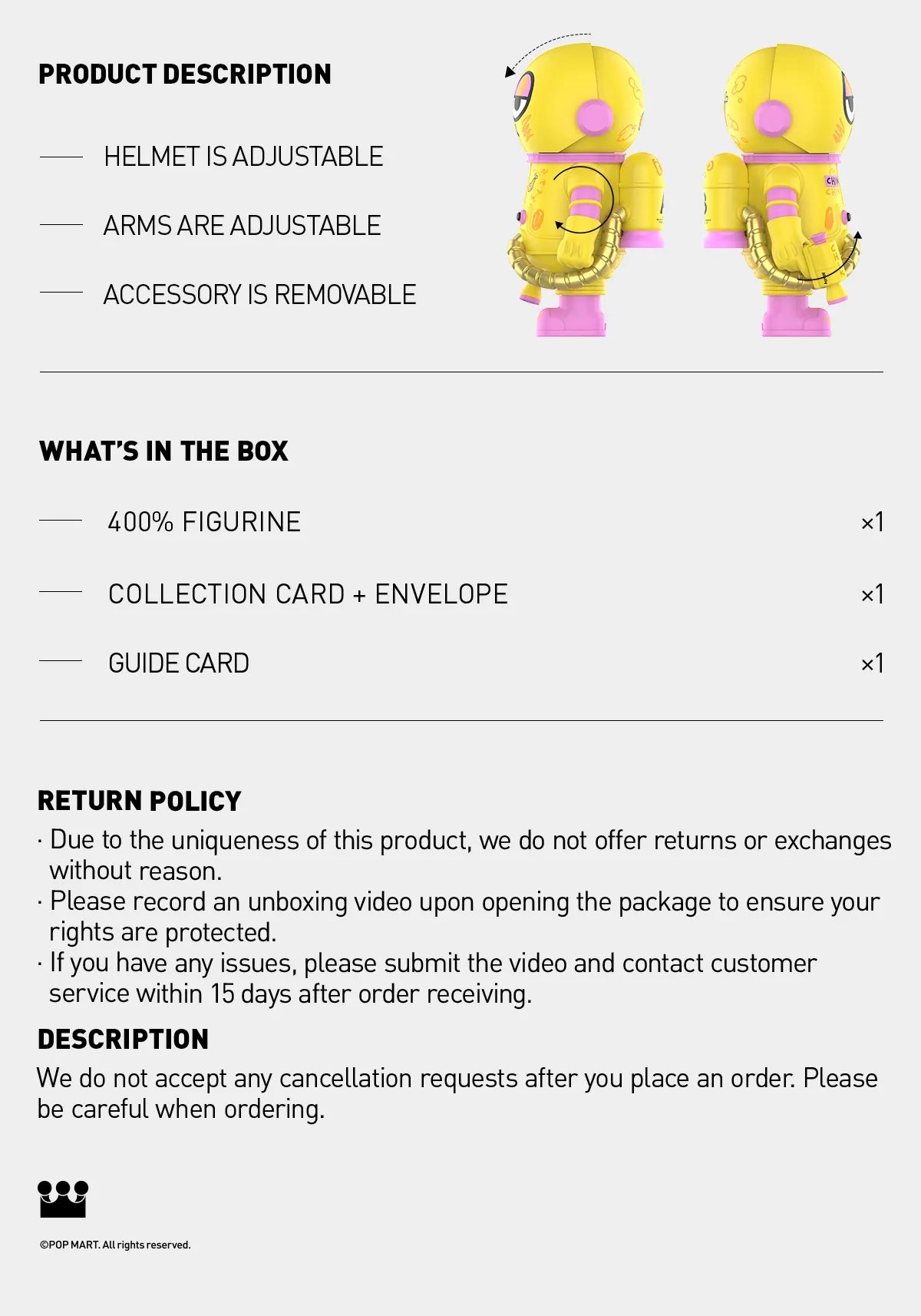 MEGA SPACE MOLLY 400% JON BURGERMAN SPACE CADETS Series