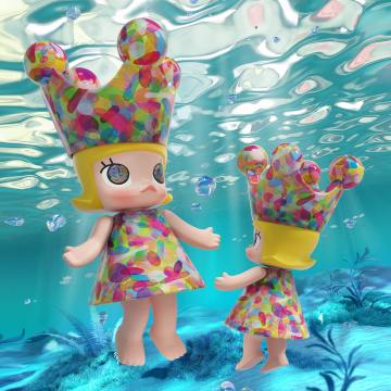 MEGA ROYAL MOLLY 400% Huang Yuxing-Bubbles