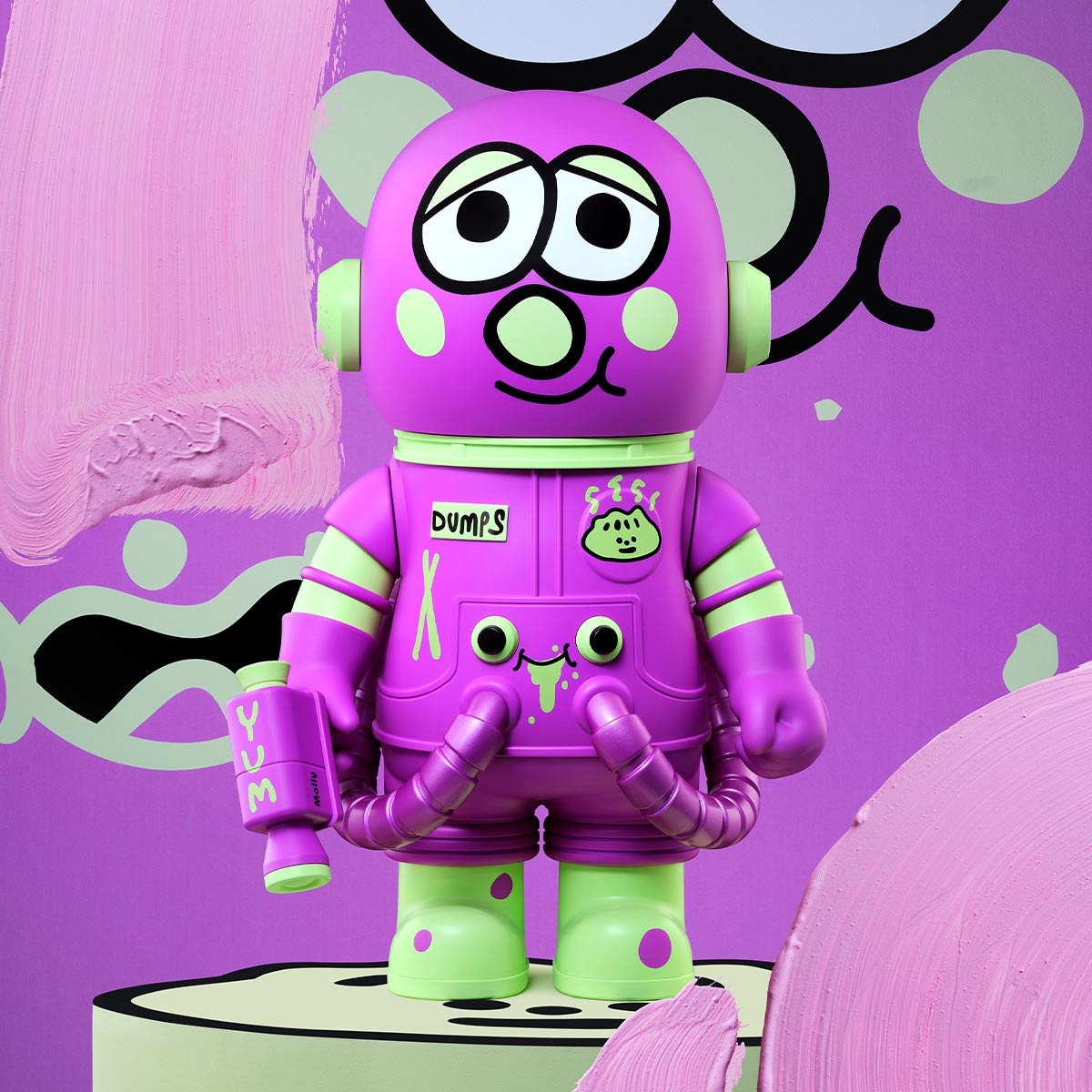MEGA SPACE MOLLY 400% JON BURGERMAN SPACE CADETS Series