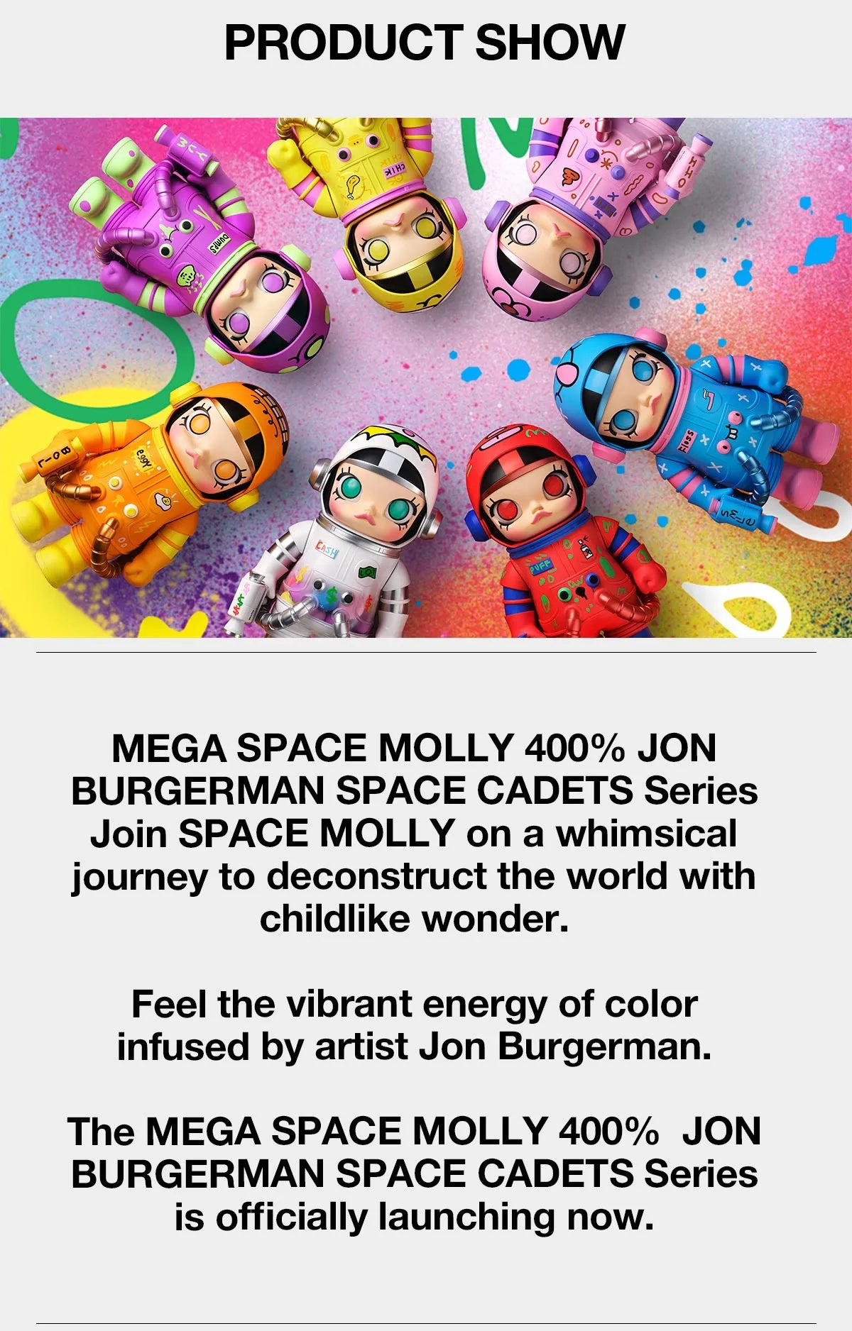 MEGA SPACE MOLLY 400% JON BURGERMAN SPACE CADETS Series
