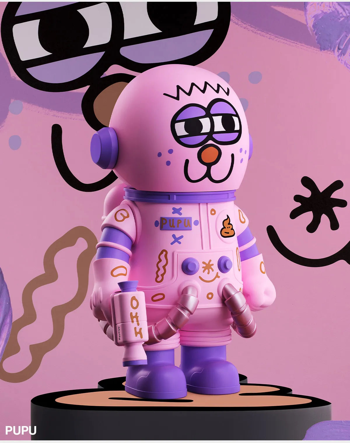 MEGA SPACE MOLLY 400% JON BURGERMAN SPACE CADETS Series