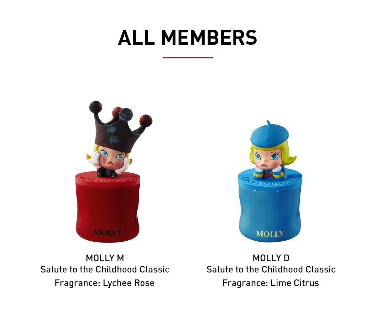 MOLLY Anniversary Statues Classical Retro 2 Series-Scented Candle Blind Box