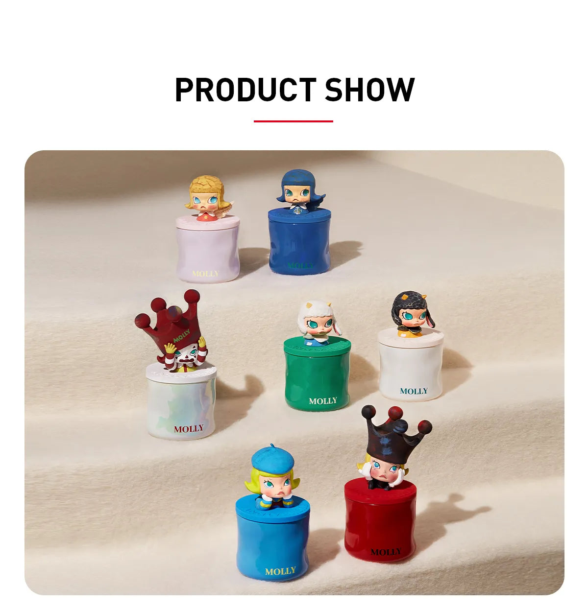 MOLLY Anniversary Statues Classical Retro 2 Series-Scented Candle Blind Box