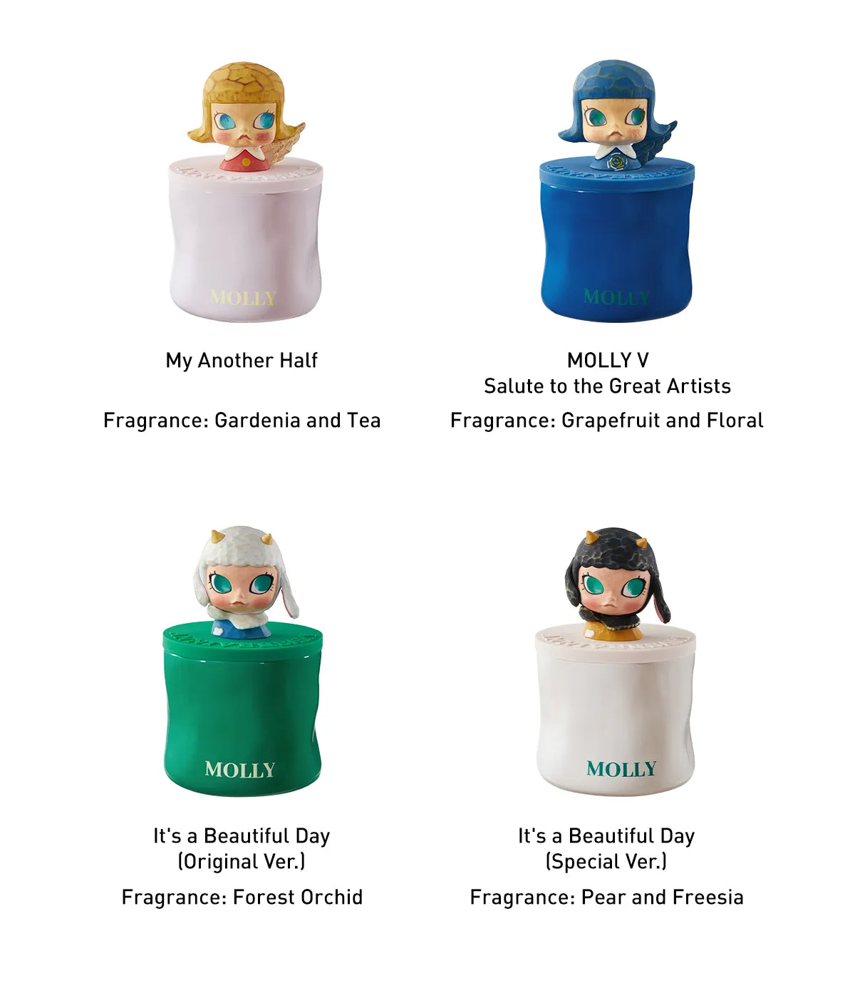 MOLLY Anniversary Statues Classical Retro 2 Series-Scented Candle Blind Box