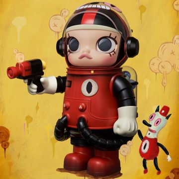 MEGA SPACE MOLLY 400% Gary Baseman