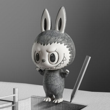 MEGA LABUBU 1000% Sketch